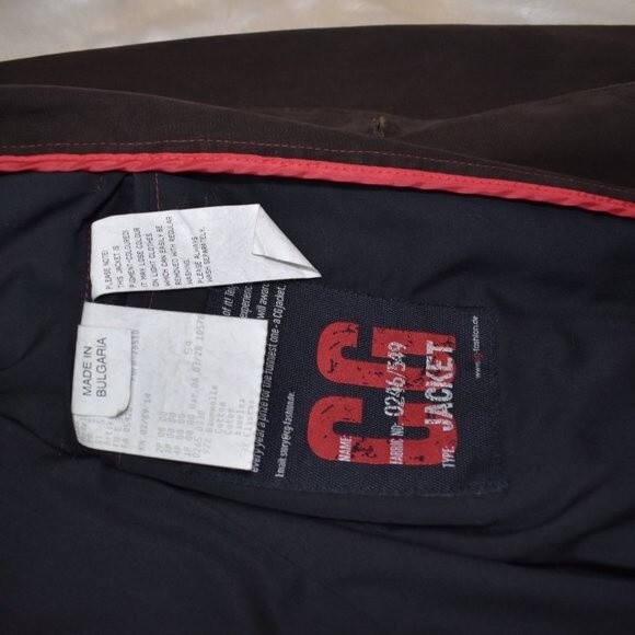 Club of Gents Dark Brown Cotton Casual Blazer Jacket Men’s Size Large - Picture 12 of 16